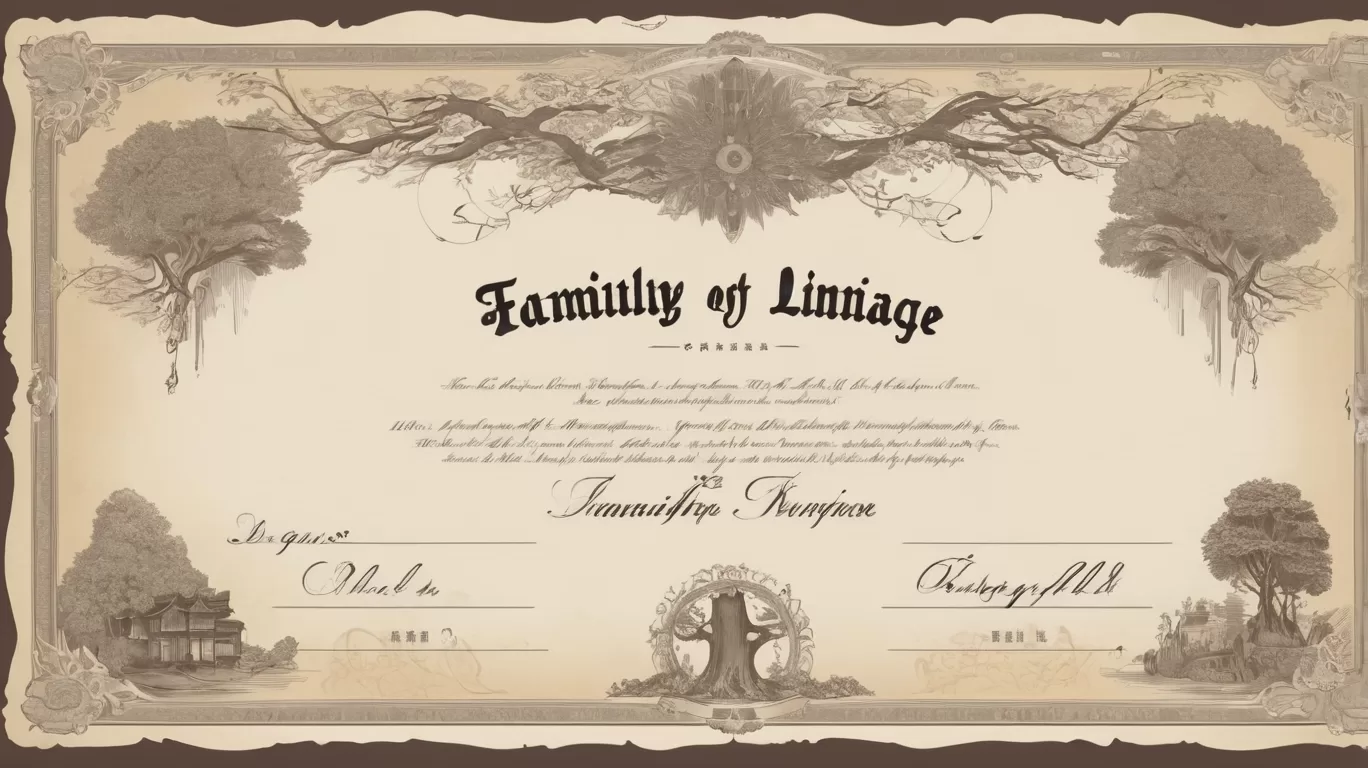 Genealogy Certificate